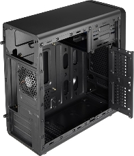 Корпус Aerocool Qs-182 черный без БП mATX 2x120mm 2xUSB2.0 1xUSB3.0 audio