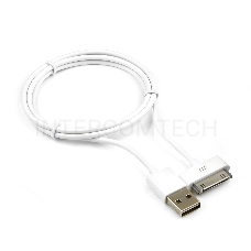 Кабель Gembird CC-USB-AP1MW  USB  AM/Apple для iPad/iPhone/iPod, 1м белый, блистер