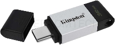 Накопитель KINGSTON DT80 32GB Flash USB 3.2 Gen 1, USB-C Storage