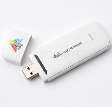 Модем 3G/4G Anydata W150 USB Wi-Fi Firewall +Router внешний белый