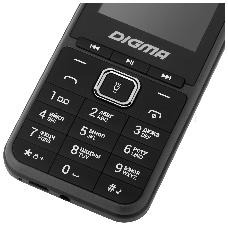 Мобильный телефон Digma LINX B241 32Mb серый моноблок 2.44 240x320 0.08Mpix GSM900/1800