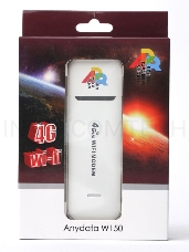 Модем 3G/4G Anydata W150 USB Wi-Fi Firewall +Router внешний белый