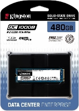 Накопитель SSD Kingston Enterprise SSD   480G DC1000B M.2 2280 Enterprise NVMe Gen3 x4 (R3400/W600MB/s) (Data Center)