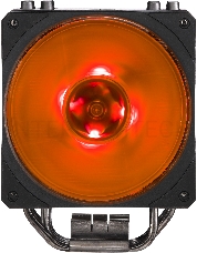 Кулер Cooler Master Hyper 212 RGB Black Edition with 1700 (150W, 4-pin, 158.8mm, tower, Al/Cu, RGB, fans: 1x120mm/59CFM/30dBA/2000rpm, 2066/2011-v3/2011/1700/1366/1200/115x/AM4/AM3+/AM3/AM2+/AM2/FM2+/FM2/FM1)