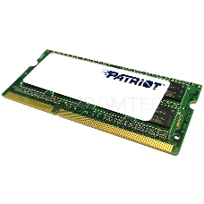 Память Patriot SL DDR3 4GB 1600MHz SO-DIMM PC12800 PSD34G1600L2S 1.35V CL11