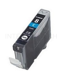 Картридж струйный CLI-8C (0621B024) для Canon Pixma 4200/5200/MP500/MP800, Голубой, 490стр.