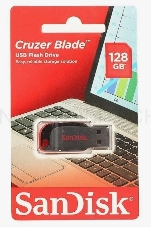 Флеш Диск 128GB SanDisk CZ50 Cruzer Blade, USB 2.0