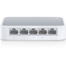 Коммутатор TP-Link SOHO  TL-SF1005D Коммутатор 5-port 10/100M mini Desktop Switch, 5 10/100M RJ45 ports, Plastic case
