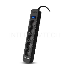 Фильтр SVEN SF-05LU 5.0 м (5 евро розеток,2*USB(2,4А)) черный, цветная коробка Surge protector SVEN SF-05LU 5.0 м (5 евро розеток,2*USB(2,4А)) черный, цветная коробка