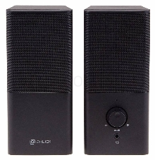 Колонки Oklick OK-128 2.0 черный 6Вт