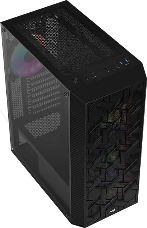 Корпус Aerocool Hive-G-BK-v2 черный без БП ATX 4x120mm 1xUSB2.0 2xUSB3.0 audio bott PSU