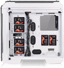 Корпус Thermaltake View 71 TG Snow CA-1I7-00F6WN-00 White/Win/SPCC/Tempered Glass*4/Color Box/Riing 140mm White Fan*2