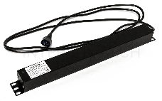 Hyperline SHE19-6SH-2.5IEC Блок розеток для 19 шкафов, горизонтальный, 6 розеток Schuko (10A), 250В, кабель питания 3х1.0мм2, длина 2.5 м, с вилкой IEC 320 C14, 482.6x44.4x44.4мм (ДхШхВ)