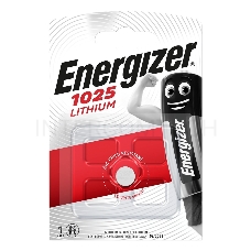 Батарейка Energizer CR1025 BL1 Lithium 3V (1/10/140)