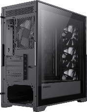 Компьютерный корпус mATX, без блока питания Gamemax Destroyer TGB mATX case, black, w/o psu, w/1xUSB3.0+2xUSB2.0, Combo Audio, w/3x12cm ARGB front fan (1xFN-12A-M6I, 2xFN-12A-S6I), w/1x12cm ARGB rear fan (FN