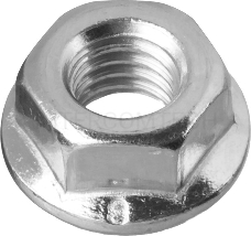 ЗУБР Гайка DIN 6923 с фланцем, M6, 5 кг, кл. пр. 8, оцинкованная, 303630-06