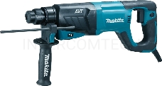 Перфоратор MAKITA HR2641  SDS+ 800Вт 3реж 2.4дж 0-4500у/м 3.1кг чем авт д-образ