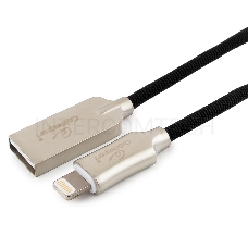 Кабель USB Cablexpert для Apple CC-P-APUSB02Bk-1.8M, MFI, AM/Lightning, серия Platinum, длина 1.8м, черный, блистер