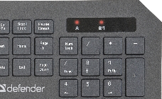 Клавиатура+мышь DEFENDER Berkeley C-925 Nano B Черный 45925 {Кл:104+12 М:6кн, 800/1200/1600}
