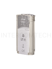 Струйный картридж Sakura B3P24A (№727 Grey) для HP, серый, 130 мл.