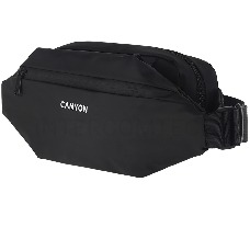 Сумка CANYON FB-1, Fanny pack, Product spec/size(mm): 270MM x130MM x 55MM, Black, EXTERIOR materials:100% Polyester, Inner materials:100% Polyester, max weight (KGS): 4kgs