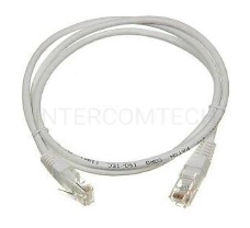 Кабель Патч-корд Lanmaster UTP TWT-45-45-1.0-WH вилка RJ-45-вилка RJ-45 кат.5е 1м белый ПВХ