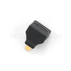 Переходник HDMI-microHDMI Gembird, 19F/19M, угловой, золотые разъемы, пакет  A-HDMI-FDML