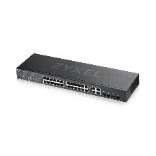 Коммутатор ZYXEL GS1920-24v2 Hybrid Smart switch Zyxel Nebula Flex, 24xGE, 4xCombo (SFP/RJ-45), silent (fanless), Standalone / cloud management