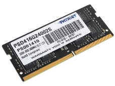 Модуль памяти Patriot SO-DIMM DDR4 16GB (pc-19200) 2400MHz  Patriot PSD416G24002S
