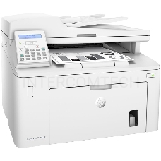 МФУ HP LaserJet Pro MFP M227fdn, лазерный принтер/сканер/копир/факс, A4, 28 стр/мин, 1200x1200 dpi, 256 Мб, ADF35, дуплекс, подача: 260 лист., вывод: 150 лист., Post Script, Ethernet, USB, NFC, ЖК-панель (Старт.к-ж 1600 стр)