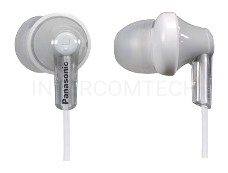 Наушники вкладыши Panasonic RP-HJE118GUS 1.1м серебристый проводные (в ушной раковине)