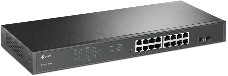 Коммутатор 16-port Gigabit PoE Easy Smart switch, 802.3af on ports 1-16, PoE budget 192 watts, desktop and rack-mountable