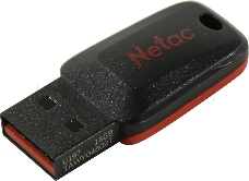 Флеш Диск Netac U197 16Gb <NT03U197N-016G-20BK>, USB2.0, пластиковая, черная
