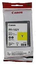 Картридж струйный Canon PFI-102Y (0898B001) желтый, 130 мл., для imagePROGRAF iPF605, iPF610., iPF650, iPF655, iPF710, iPF750, iPF755, LP17, iPF510