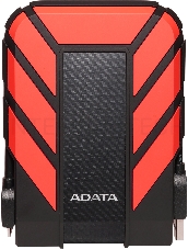 Внешний жесткий диск 2Tb Adata HD710P AHD710P-2TU31-CRD черный/красный (2.5