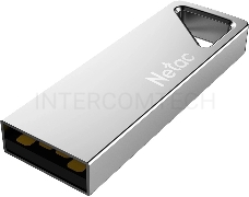 Флеш Диск Netac U326 8Gb <NT03U326N-008G-20PN>, USB2.0, металлическая плоская