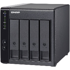 Полка расширения сетевого хранилища без дисков channel QNAP DAS TR-004 4 Bay 2.5/3.5 SATA  Type-C USB 3.1 Gen 1 (5 Gb/s ) Direct Attached Storage with Hardware RAID