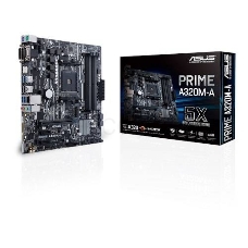 Материнская плата Asus PRIME A320M-A Soc-AM4 AMD A320 4xDDR4 mATX AC`97 8ch(7.1) GbLAN RAID+VGA+DVI+HDMI