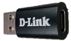 Адаптер USB D-LINK DUB-1310/B1A, USB 3.0 A(m) - USB Type-C (f), черный