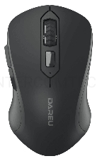 Мышь беспроводная Dareu LM115B Black (черный), DPI 800/1200/1600, подключение: ресивер 2.4GHz + Bluetooth, размер 107x59x38мм