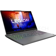 Ноутбук Lenovo Legion 5 15ARH7H 15.6(2560x1440 IPS)/AMD Ryzen 7 6800H/32768Mb/1024SSD/noDVD/RTX3070Ti/storm grey/noOS, RU kbd