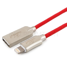 Кабель USB Cablexpert для Apple CC-P-APUSB02R-1M, MFI, AM/Lightning, серия Platinum, длина 1м, красный, блистер