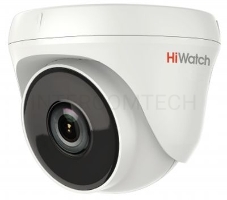 Камера видеонаблюдения Hikvision HiWatch DS-T233 6-6мм HD-TVI цветная корп.:белый