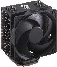 Кулер Cooler Master Hyper 212 Black Edition with 1700 (150W, 4-pin, 158.8mm, tower, Al/Cu, fans: 1x120mm/42CFM/26dBA/2000rpm, 2066/2011-v3/2011/1700/1366/1200/115x/AM4/AM3+/AM3/AM2+/AM2/FM2+/FM2/FM1)