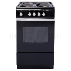 Плита Электрическая De Luxe 5004.12э черный 50x50x85