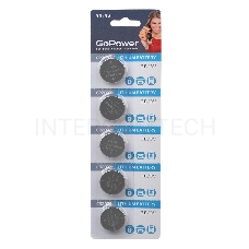 Батарейка GoPower CR2032 BL5 Lithium 3V (5/100/2000) блистер (5 шт.)