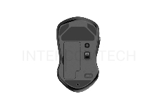 Мышь беспроводная Dareu LM115B Black (черный), DPI 800/1200/1600, подключение: ресивер 2.4GHz + Bluetooth, размер 107x59x38мм