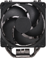 Кулер Cooler Master Hyper 212 Black Edition with 1700 (150W, 4-pin, 158.8mm, tower, Al/Cu, fans: 1x120mm/42CFM/26dBA/2000rpm, 2066/2011-v3/2011/1700/1366/1200/115x/AM4/AM3+/AM3/AM2+/AM2/FM2+/FM2/FM1)