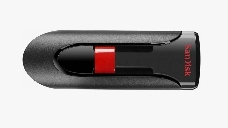 Флеш Диск Sandisk 64Gb Cruzer Glide SDCZ60-064G-B35 USB2.0 черный/красный