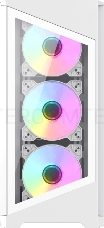 Компьютерный корпус mATX, без блока питания Gamemax Destroyer TGW mATX case, white, w/o psu, w/1xUSB3.0+2xUSB2.0, Combo Audio, w/3x12cm ARGB front fan (1xFN-12A-M6I-W, 2xFN-12A-S6I-W), w/1x12cm ARGB rear fan